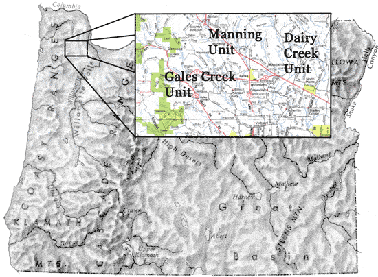 Properties under management are not all in one area. Working with distances such as the 18 miles to Dairy Creek Unit can be challenging